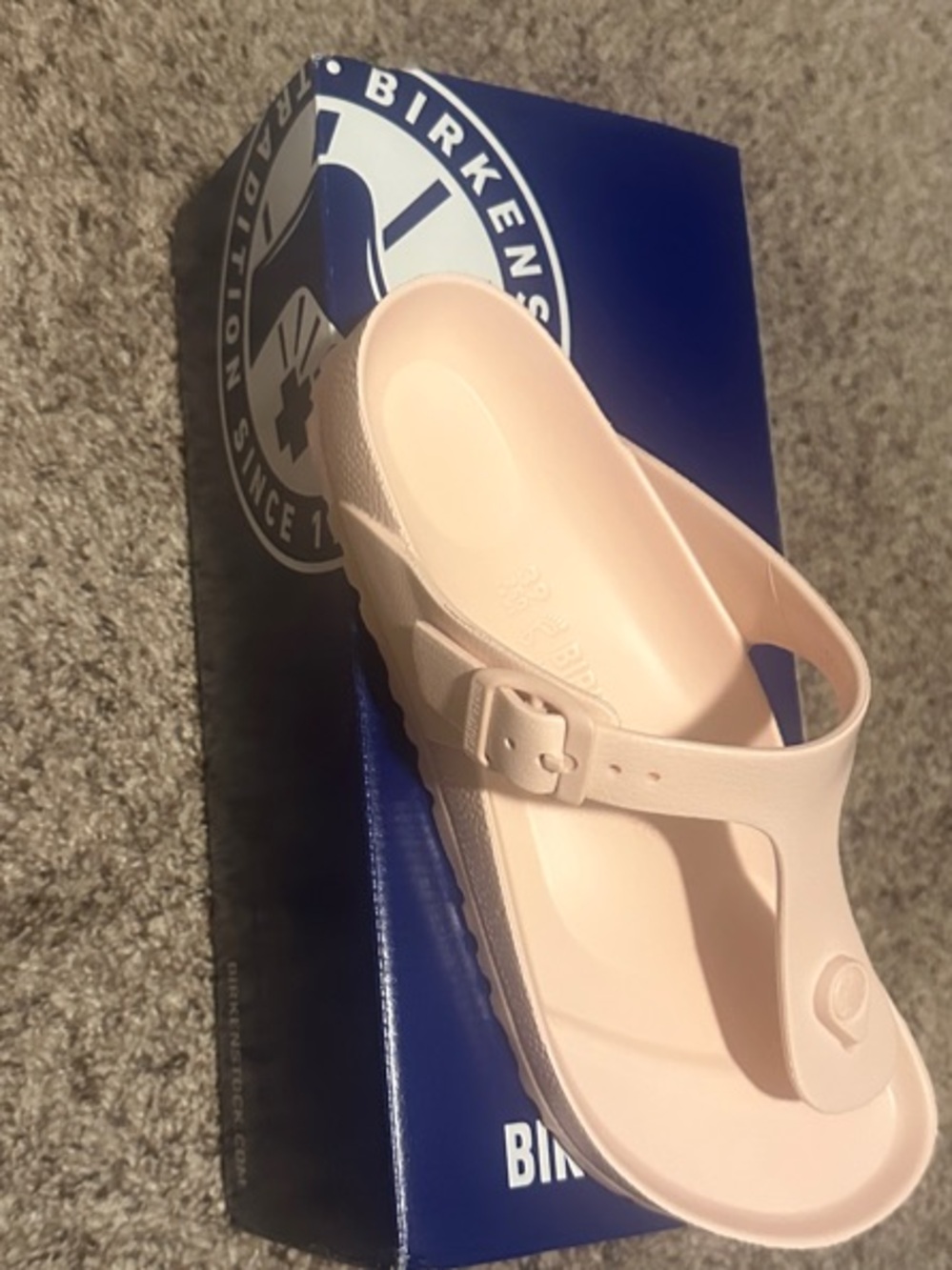 Birkenstock Gizeh EVA Thong Sandals in Light Pink